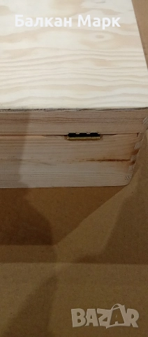 Дървена кутия 40 х 30 х 14 см.,с дефект – нова, снимка 5 - Други - 52874454