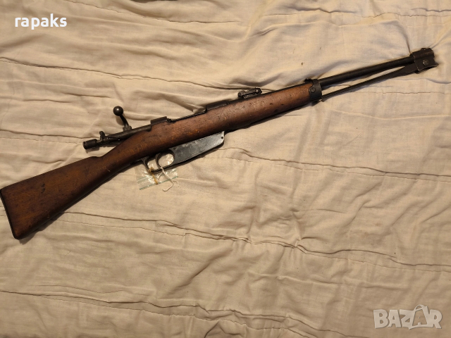 Карабина Манлихера/Манлихер пушка.Обезопасено оръжие Каркано , снимка 5 - Антикварни и старинни предмети - 53608909
