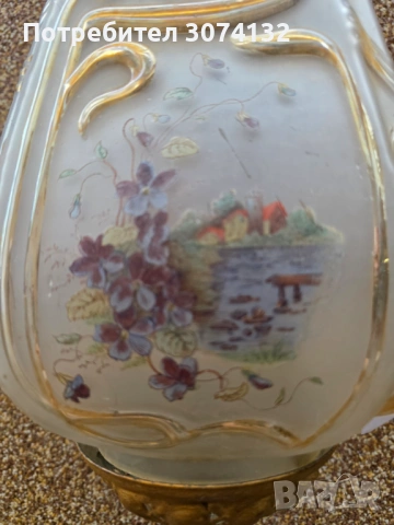 Ръчно изработен и рисуван полилей, снимка 2 - Полилеи - 53712602