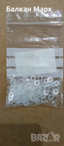 Подложни шайби, полиамид – 3×7,2 мм, опаковка 200 бр.