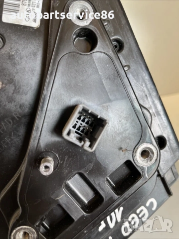 Странично огледало предна дясна врата сребристо пластмасово счупено за KIA Ceed (2010) 87620-1H755, снимка 3 - Части - 53246073