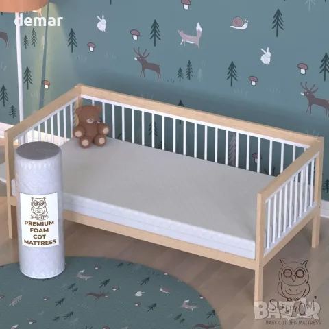 Матрак Sleepy Owl за бебешко и детско легло, снимка 7 - Детски матраци - 55933426