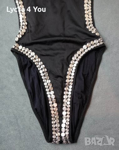 Stud Marissa цял бански S от Norma Kamali (Made in USA), снимка 11 - Бански костюми - 41660397