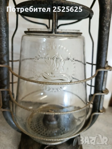 Голям германски газен фенер, снимка 3 - Декорация за дома - 49518615