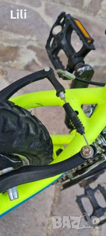 велосипед Interbike Everest 24'', електриково зелен, снимка 4 - Велосипеди - 51607738