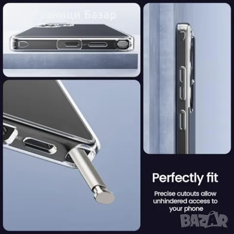 Нов Samsung S25 Ultra кейс – военен клас защита, тънък и прозрачен калъф Самсунг, снимка 3 - Калъфи, кейсове - 49373685