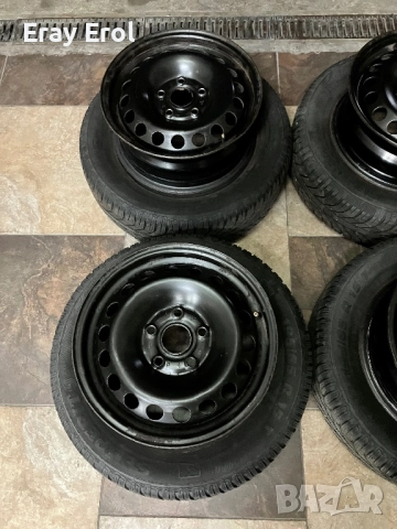 15 железни джанти - 100лв - 5x112 VW Touran Golf 5 6 Jetta Caddy Passat 5х112 Тоуран Голф Кади Пасат, снимка 3 - Гуми и джанти - 45616127