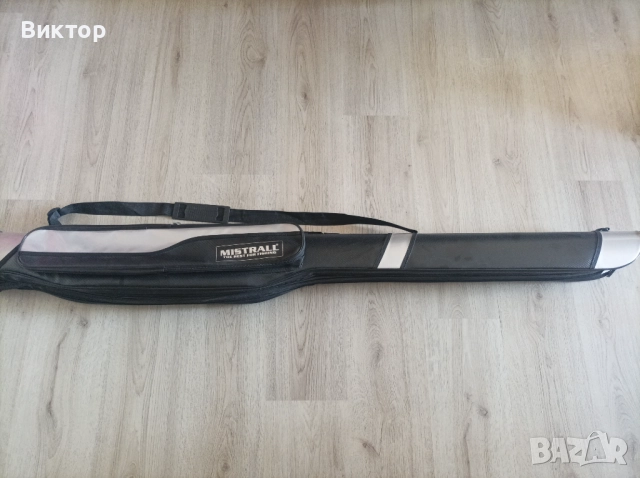 Двоен твърд калъф за въдици Mistrall чисто нов не е ползван нито веднъж , снимка 3 - Такъми - 51492989