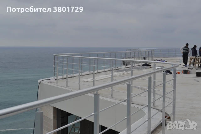 Алуминиеви парапети за тераси и стълбища , снимка 4 - Монтажи - 50531348