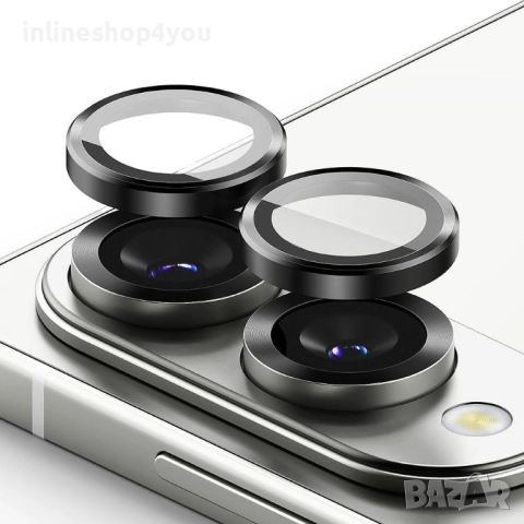 Стъклен Протектор за Камера Тип Рингове за Samsung Galaxy S25 Edge / S25 / S25 Ultra / S25+, снимка 7 - Резервни части за телефони - 52647733