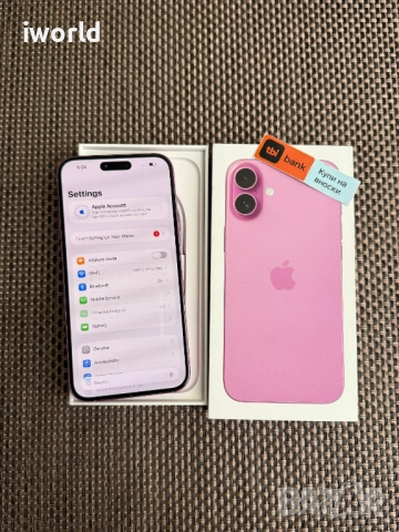 НОВ ❗️ iPhone 16 PLUS ❗️Лизинг от 52лв/м ❗️ Гаранция 128Gb PINK ❗️ розов, снимка 8 - Apple iPhone - 52614227