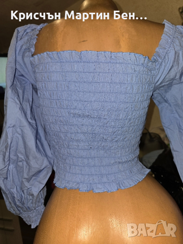 Бюстие с падащо ръкавче /м , снимка 4 - Корсети, бюстиета, топове - 44841077