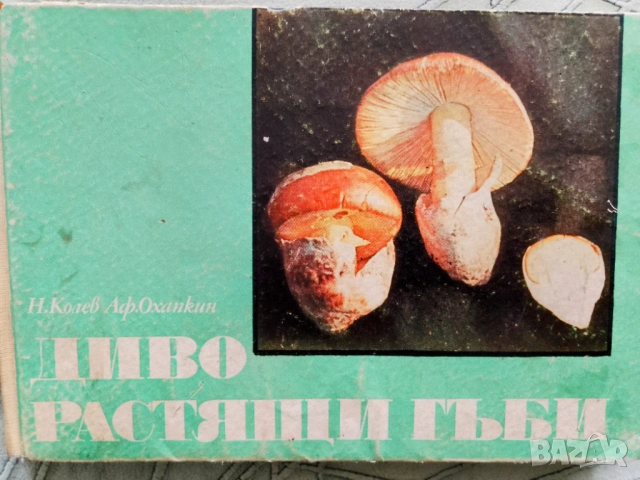 Книга,,Диворастящи гъби,,твърди корици.