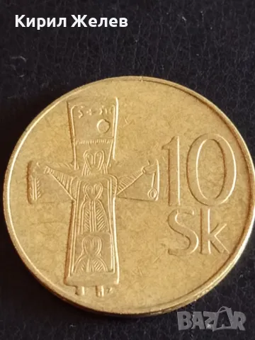 Монета 10 крони 1994г. Република Словения за КОЛЕКЦИОНЕРИ 41172, снимка 2 - Нумизматика и бонистика - 48858824