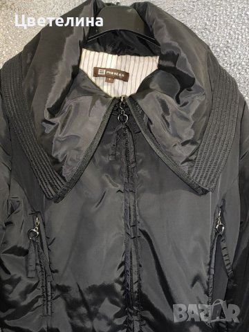 Дамско есенно яке в черен цвят промазка размер S 50 лв. , снимка 4 - Якета - 42637266