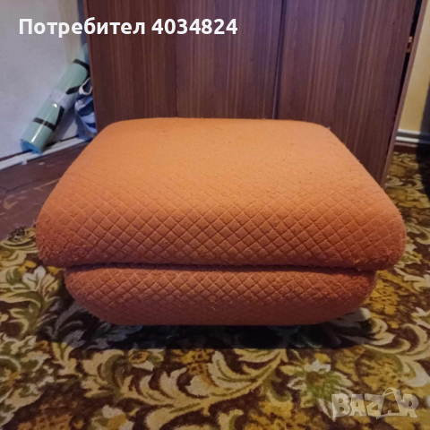 Продавам 2 фотьойла и 2 табуретки, снимка 3 - Дивани и мека мебел - 44826169