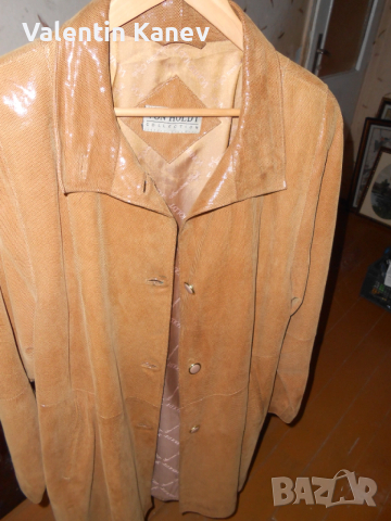 Von Hold -дамско кожено манто .лукс.Colektion mark,, снимка 4 - Якета - 53383860