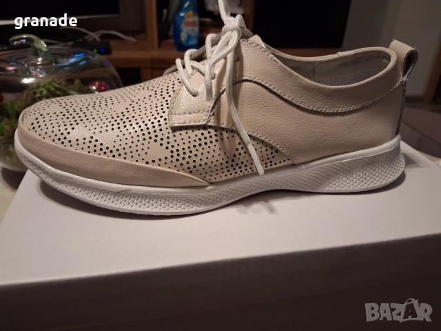 Български дамски обувки ест. кожа 38, снимка 3 - Дамски ежедневни обувки - 52018544