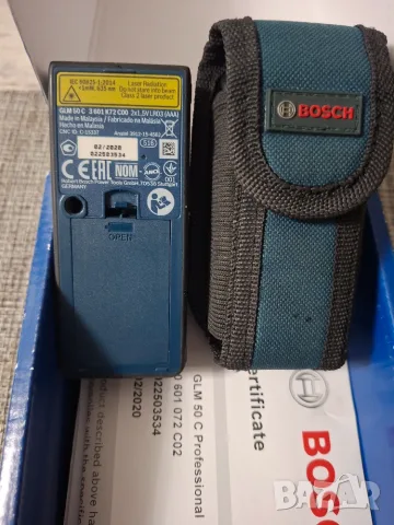 Лазерна ролетка Bosch, снимка 3 - Измервателни инструменти - 56187298