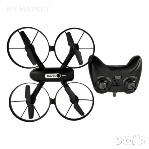 Дрон с жестово управление и Wi-Fi камера – Traces, снимка 6 - Дронове и аксесоари - 53837918