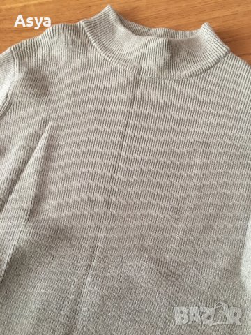 Сив пуловер, снимка 6 - Блузи с дълъг ръкав и пуловери - 42013105
