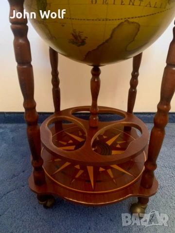 Винтидж бар-глобус / мини бар за алкохол – 100 см, снимка 11 - Други - 53837634