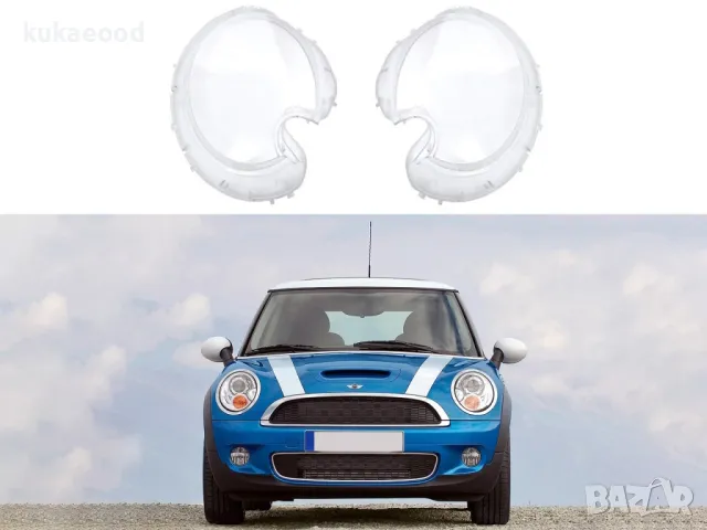 Стъкла за фарове на Mini Coupe R58 & Roadster R59 - Xenon, снимка 4 - Части - 47543973