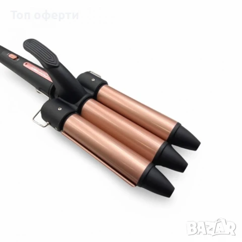 DALING DL-5211 – Тройна Ретро Професионална Преса за Къдрене, 100W, Температура до 215°C