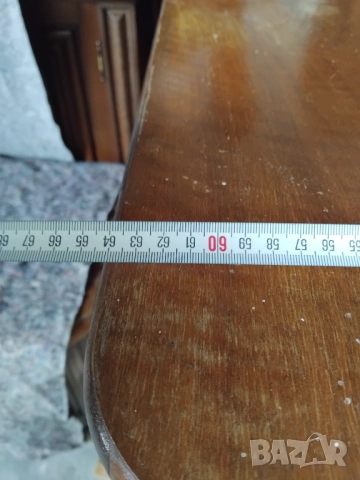 Дървено бюро/канцеларско, снимка 3 - Антикварни и старинни предмети - 52514818