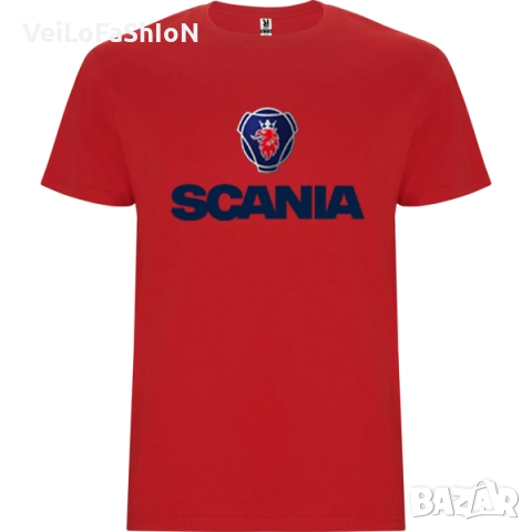 Нова мъжка тениска SCANIA (Скания) в различни цветове, снимка 4 - Тениски - 44308423