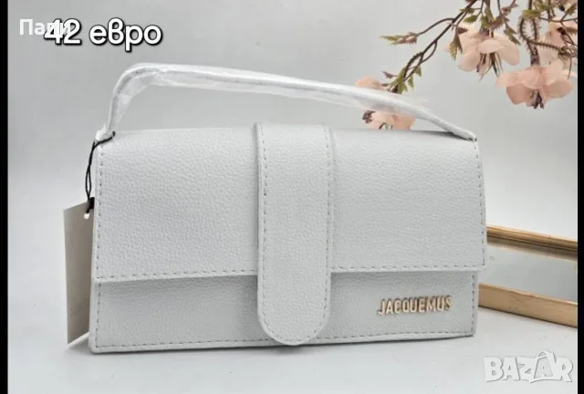 Дамски чанти бяла и черна Jacqemus, снимка 2 - Чанти - 56097433