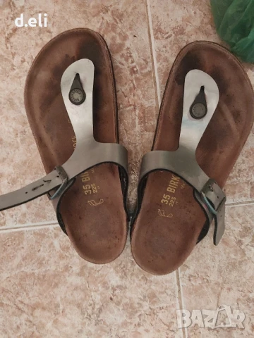 BIRKENSTOCK Size 35 и 37 Кожени чехли и сандали, снимка 6 - Чехли - 33839120