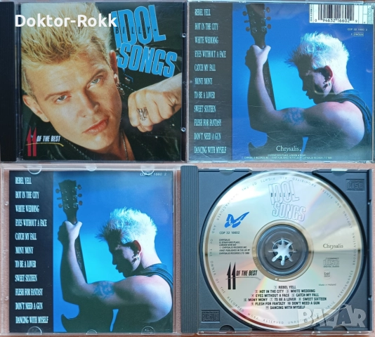 Billy Idol – оригинални CD издания, снимка 5 - CD дискове - 49146131