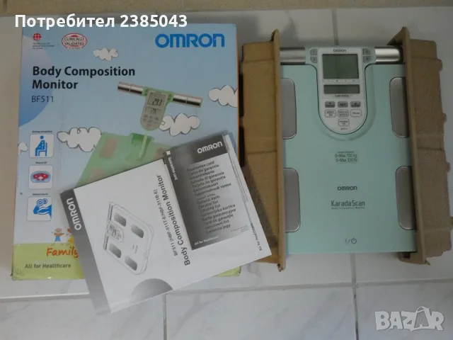Omron BF511 везна, кантар, монитор за телесен състав