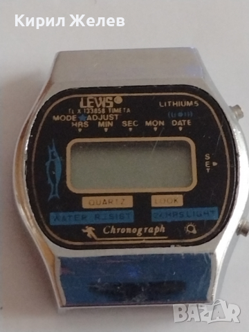 Ретро модел електронен часовник LEVI'S за колекция декорация - 26519, снимка 2 - Мъжки - 36123496