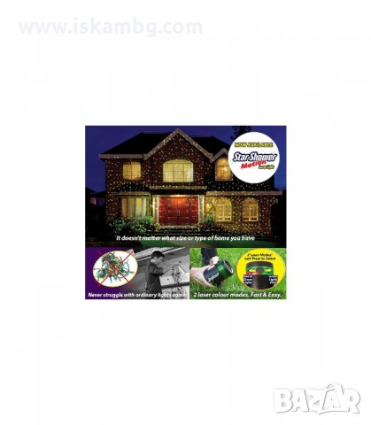 STAR SHOWER ЛАЗЕР ПРОЖЕКТОР ЗА КОЛЕДНА УКРАСА - ИГРАЕЩИ СВЕТЛИНИ - код 1798, снимка 7 - Прожектори - 33980326