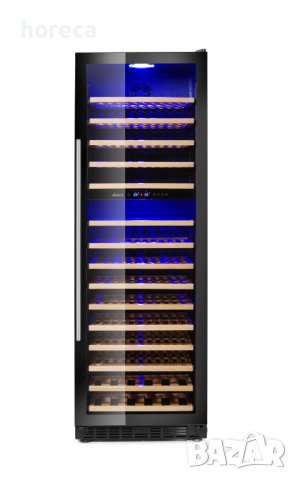 Охладител за вино - 2 зони, 160 бутилки, от 5 до 22˚C, снимка 6 - Хладилни витрини и фризери - 41437298