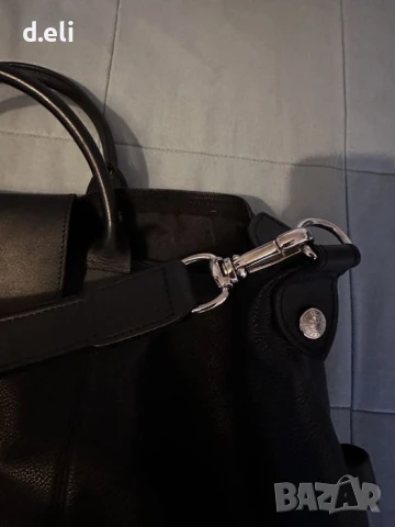 Piquadro и Longchamp Original 100% Кожа Страхотен голям кожен сак, снимка 3 - Сакове - 49463627