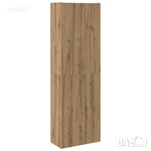 vidaXL Библиотека, дъб артизан, 60x32x190 см, инженерно дърво
