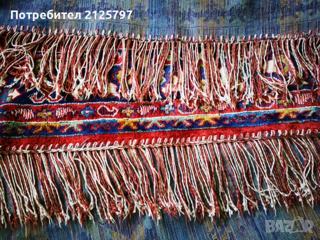 Плюшена покривка, соц епоха, снимка 3 - Антикварни и старинни предмети - 51275726