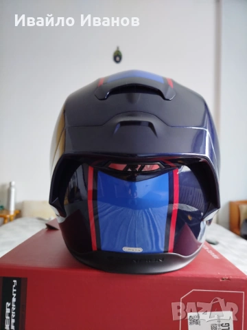 Scorpion Exo R1 Evo Air FC Barcelona Размер L, снимка 3 - Аксесоари и консумативи - 53720506