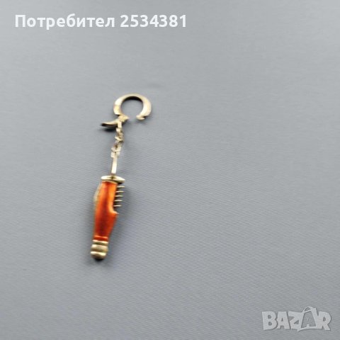 Стар ключодържач с ножче, снимка 4 - Колекции - 41560674