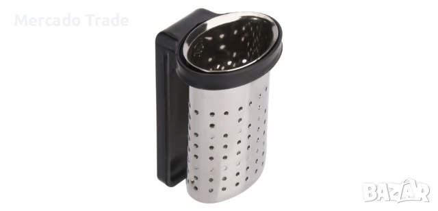 Метална цедка за чай за чаша с кука - 2бр, снимка 2 - Аксесоари за кухня - 36283726