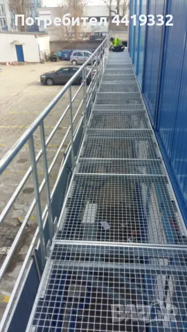 Метални скари за платформи, пътеки и пасарелки, снимка 7 - Строителни материали - 49556269