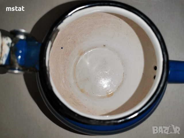 Стар малък емайлиран чайник, снимка 8 - Други ценни предмети - 52017056