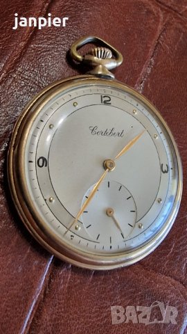 Швейцарски джобен часовник Cortebert.Перфектен!!!, снимка 1 - Джобни - 41878104