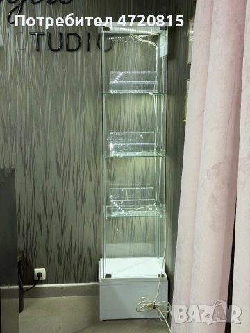 Стъклена светеща витрина , снимка 3 - Витрини - 53244236