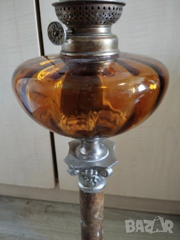 Стара газова /газена/ лампа, снимка 3 - Антикварни и старинни предмети - 41471837