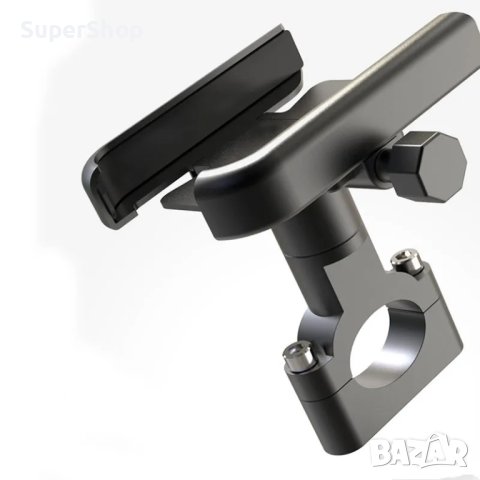 360 Алуминиева стойка за телефон за мотор скутер колело ел тротинетка елетрически велосипед, снимка 5 - Аксесоари и консумативи - 41553179