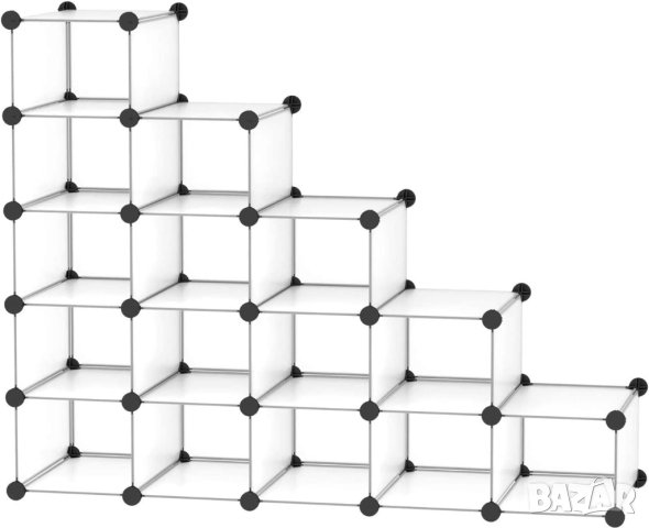 Комбиниран шкаф за съхранение / гардероб / органайзер TSXG0416, снимка 6 - Шкафове - 41040076